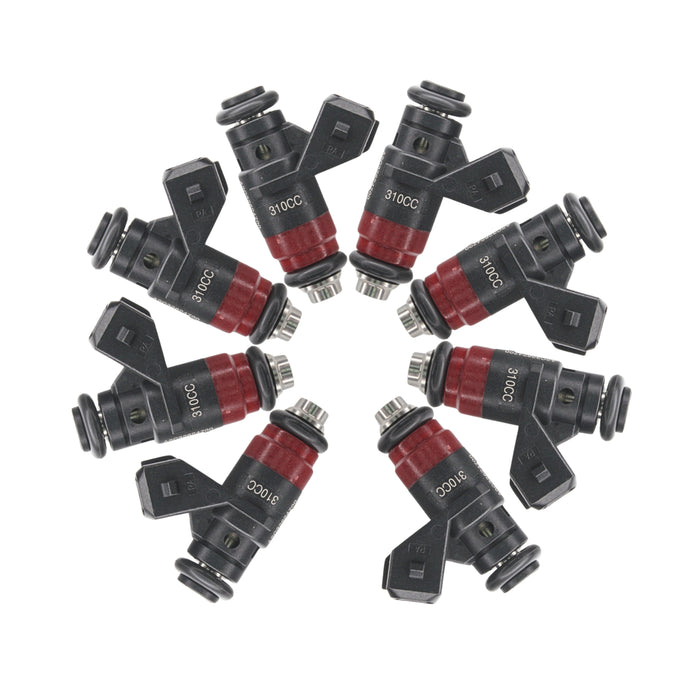 8 x 30lb 310cc fit Deka Compact Short Fuel Injectors FI114700 EV1 High Impedance
