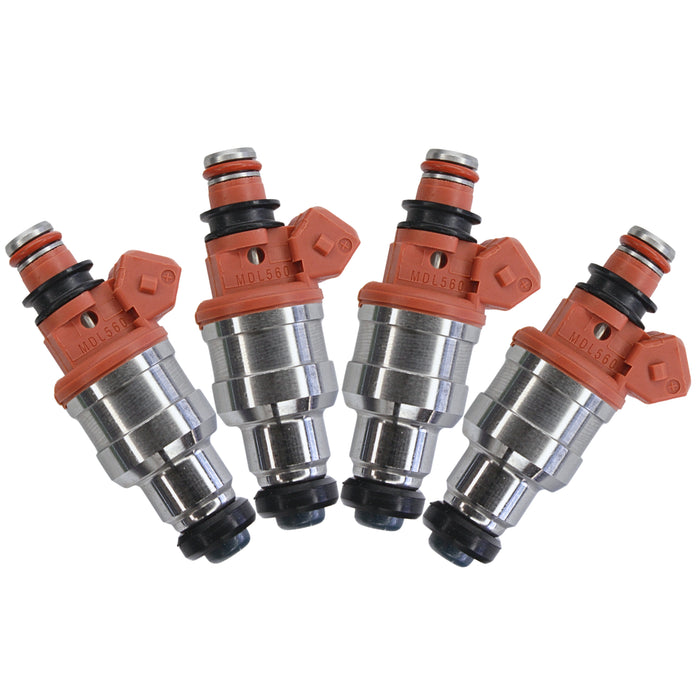 4 x Fuel Injectors 560cc For Mitsubishi Colt Lancer Evolution 2.0L Turbo INP-020