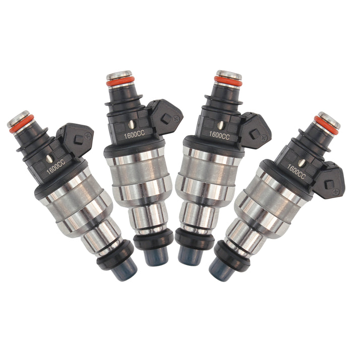 4x 1600cc Fuel Injectors for Civic Integra Acura all D B F H K ZC VTEC w/ clips