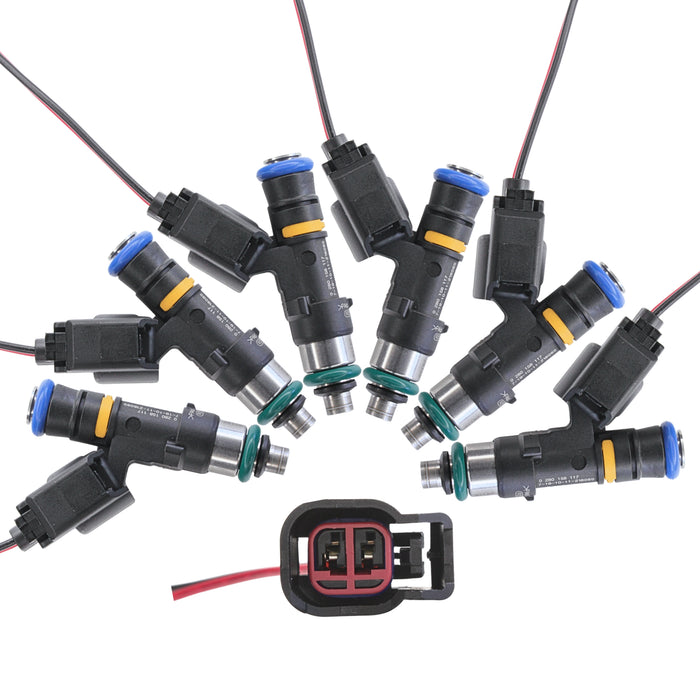 6 x 440cc fuel injectors for NISSAN SKYLINE R33 GTS-T RB25DET fit BOSCH EV14 E85