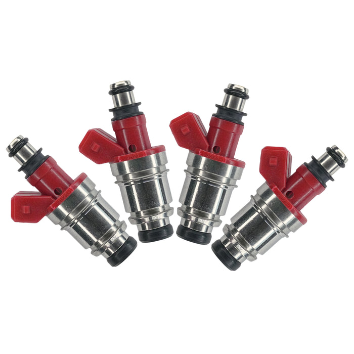 4 x Fuel Injectors JS21-1 for 1990-1995 Nissan D21 Pickup 2.4L I4 16600-86G00