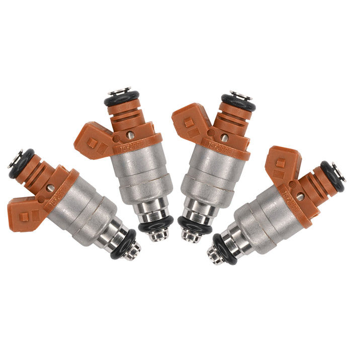 4 x Fuel Injectors 7572995 For 2002 - 2007 Mini Cooper S 1.6L R50 R52 R53 2 Hole