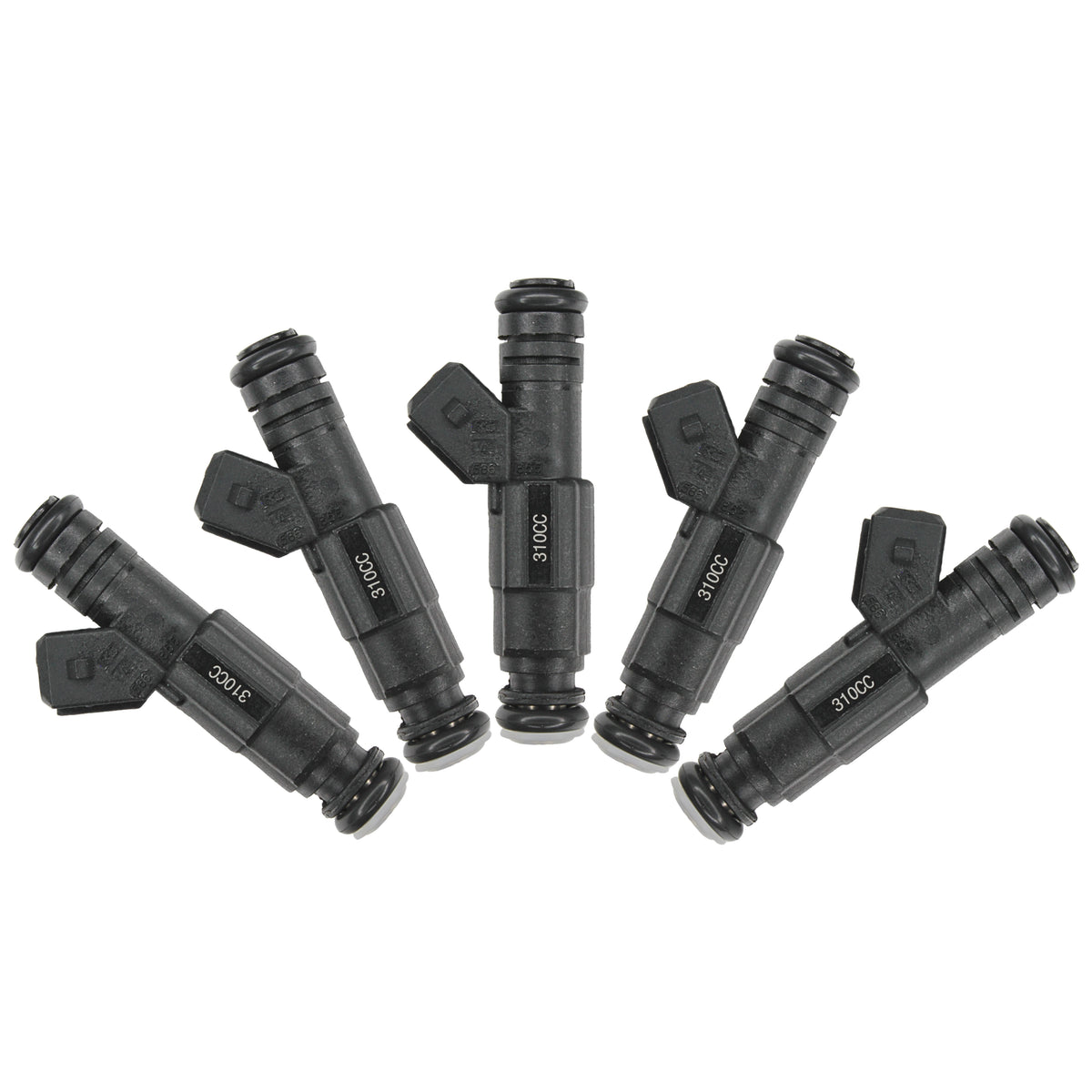 5 x Fuel Injectors 315cc 30lb Gen III EV6 (Long) / EV1 Jetronic Plug ...