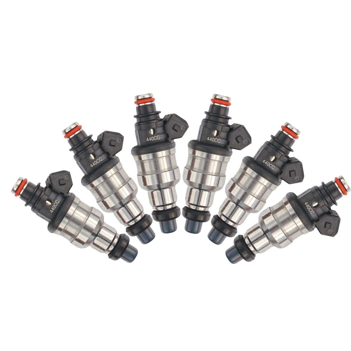 AJW 6H 細管 6x 440cc Fuel Injectors for Toyota 7MGE 7MGTE 1JZ 1JZGTE 2JZ 2JZGE