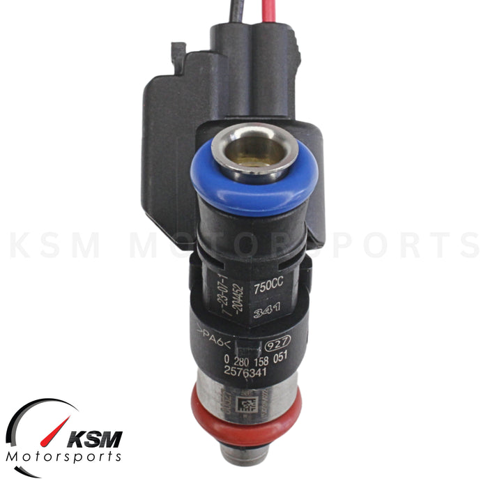 6 x 750cc Short EV14 fit Bosch Fuel injectors E85 safe high performance