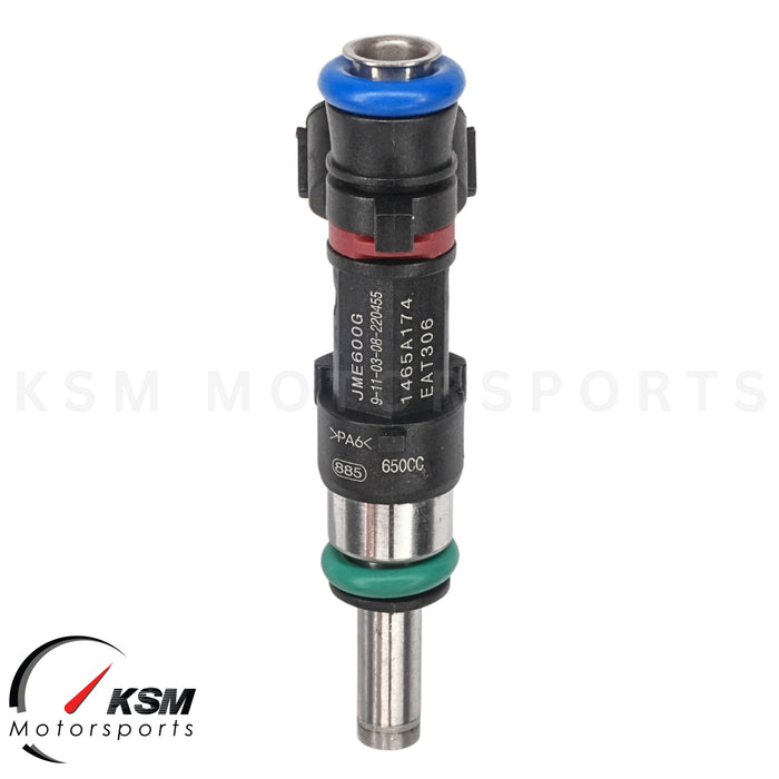 4 x 650cc EV14 Fuel Injectors fit Denso 08-15 Mitsubishi EVO 10 X 4B11 CZ4A E85