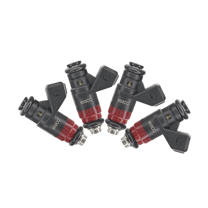 4 x 62lb 650cc fit Deka Compact Short Fuel Injectors FI114700 EV1 High Impedance
