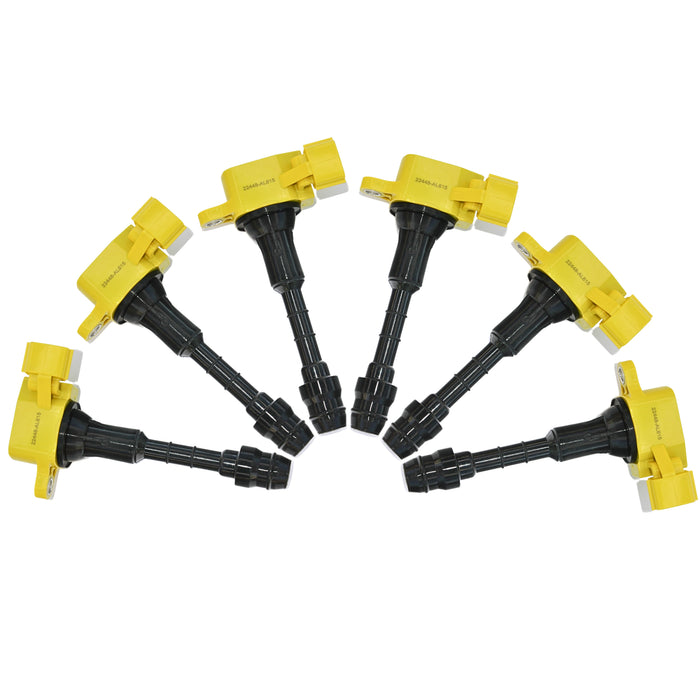 6 x Ignition Coils Pack For 03-08 Infiniti FX35 03-06 G35 350Z 06-08 M35 V6 3.5L