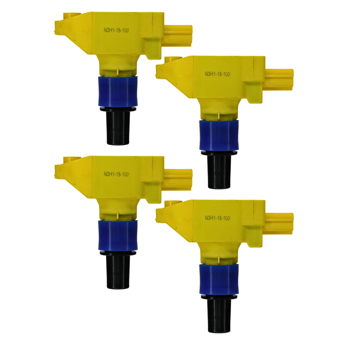 4x PERFORMANCE IGNITION COILS for 2004-2011 MAZDA RX8 1.3L ROTARY 13B RX-8 UF501