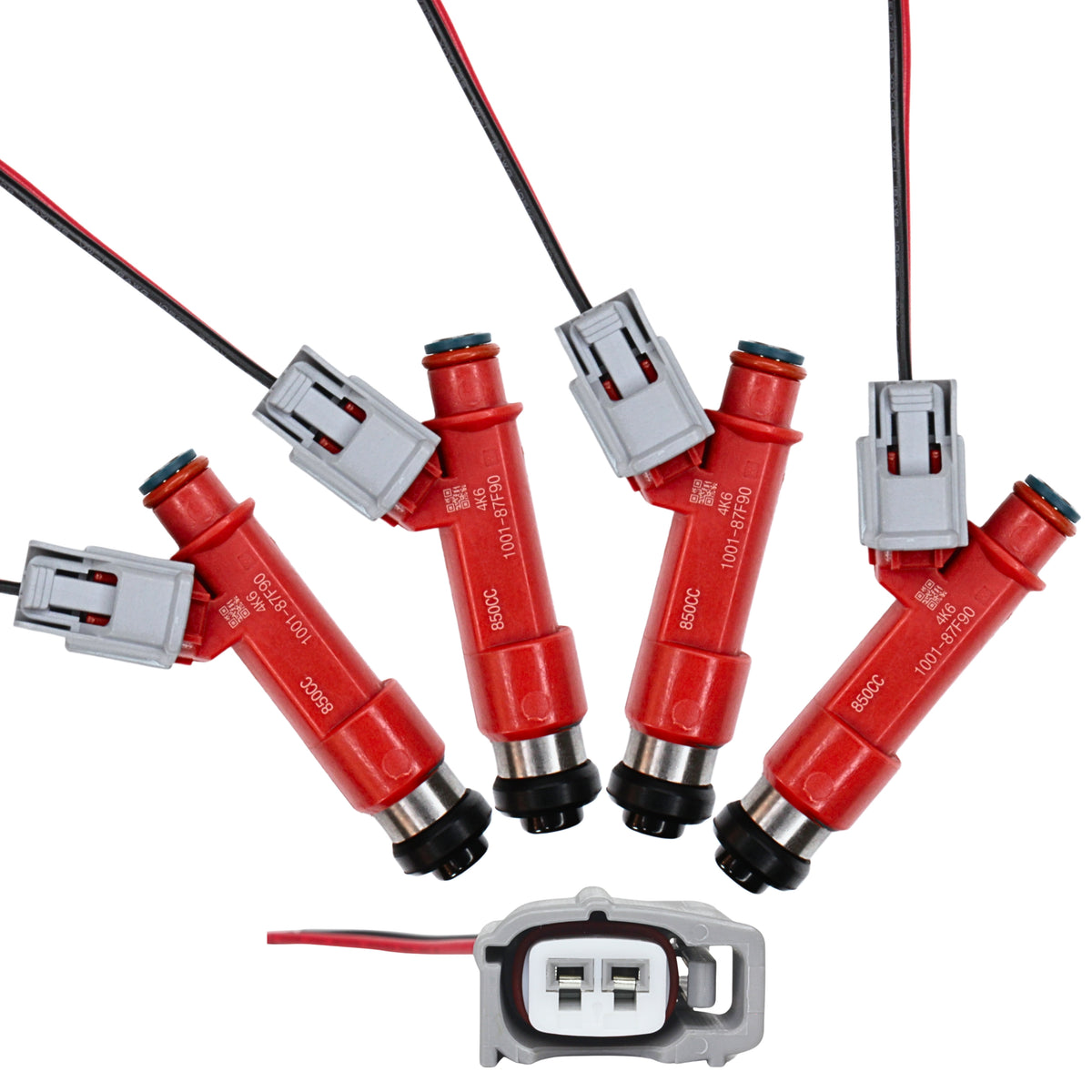 4 x 850cc fit Denso FUEL INJECTORS For MAZDA RX8 13B ROTARY 1.3L