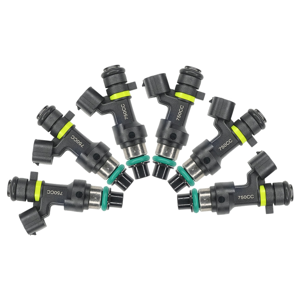 6 x 750cc Fuel Injectors for NISSAN NISMO SKYLINE R34 RB25DET NEO