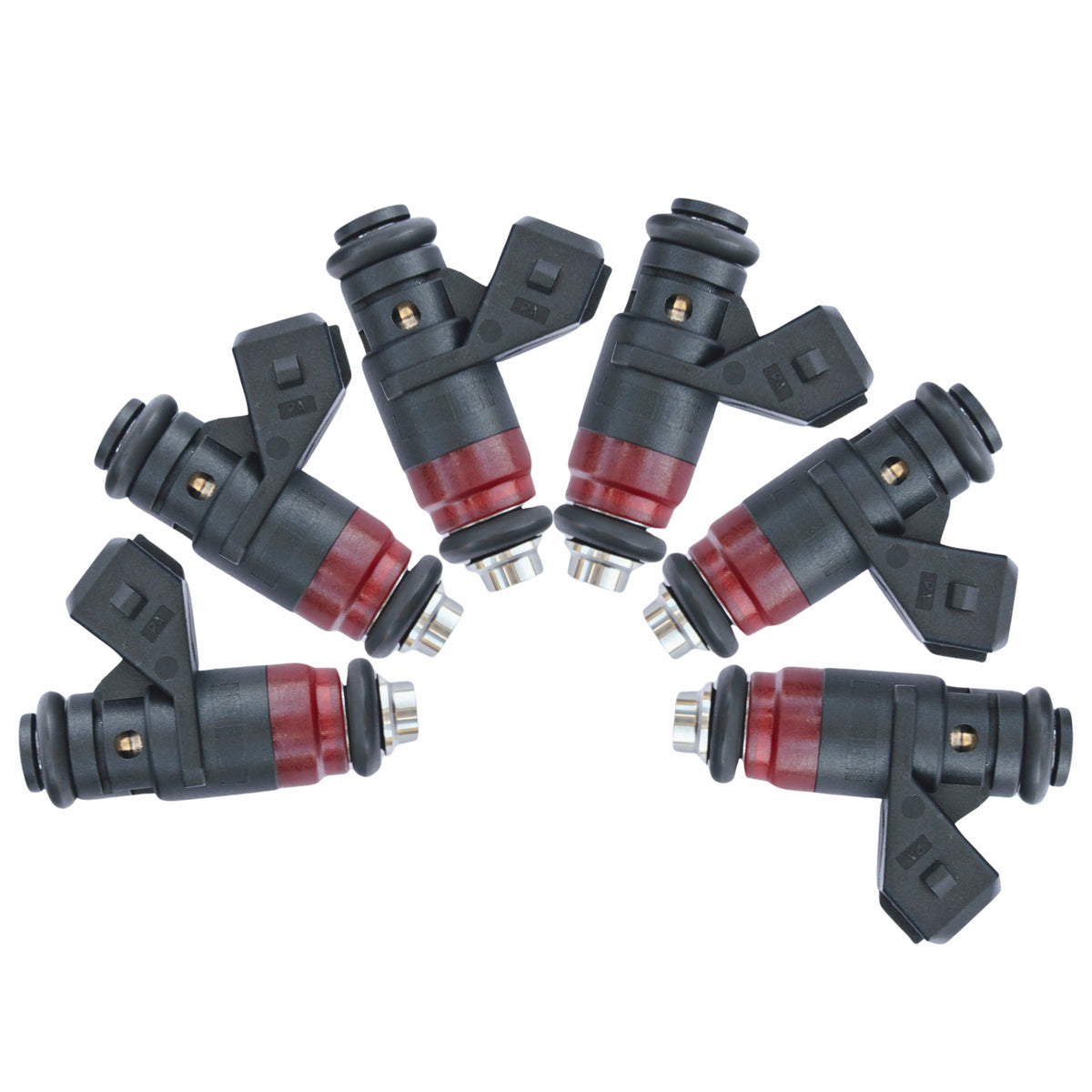 6 x 80lb 840cc fit Deka Compact Fuel Injectors FI114700 875cc EV1 High ...