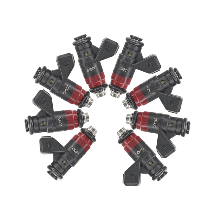 8 injecteurs de carburant courts compacts Deka 62 lb 650 cc FI114700 EV1 haute impédance 