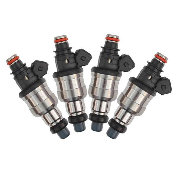 Set 4 x 1400cc Fuel Injectors For EVO 4-9 RX-7 FC3S 13B 20B 4AGE 4G63T EV1 E85
