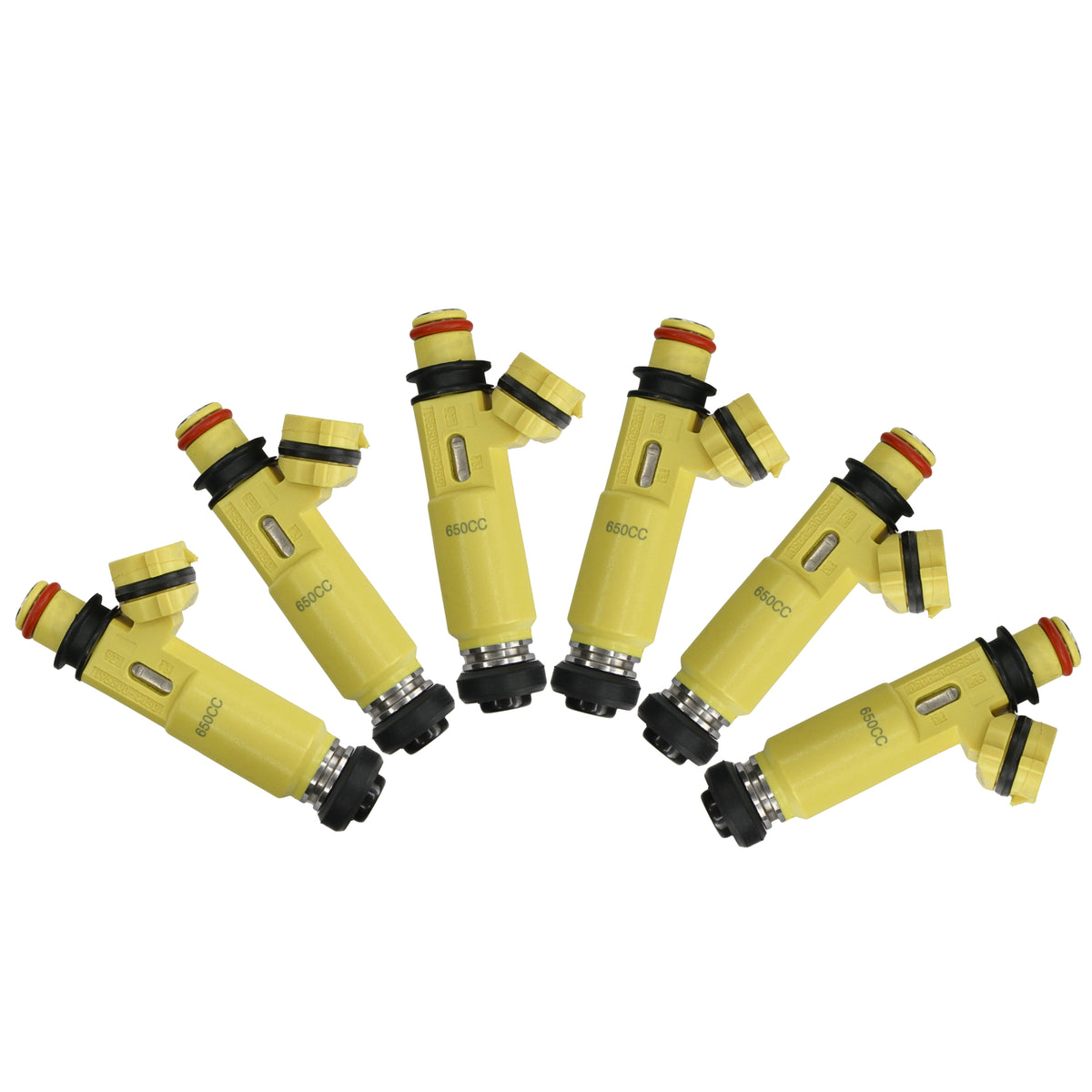 6 x 650cc Fuel injectors for TOYOTA 1FZ-FE LANDCRUISER FZJ78