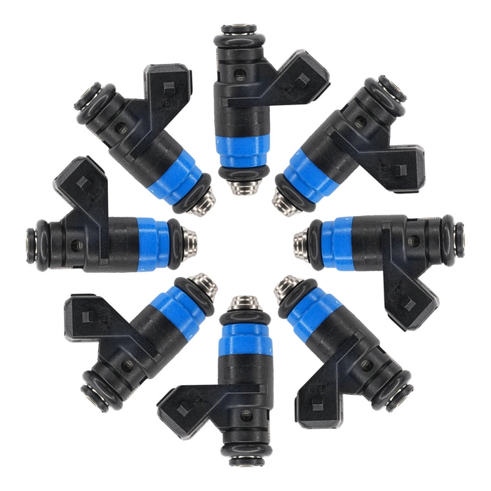 8 x 60lb 630cc fit Deka Compact Fuel Injectors FI114962 EV1 High Impedance E85
