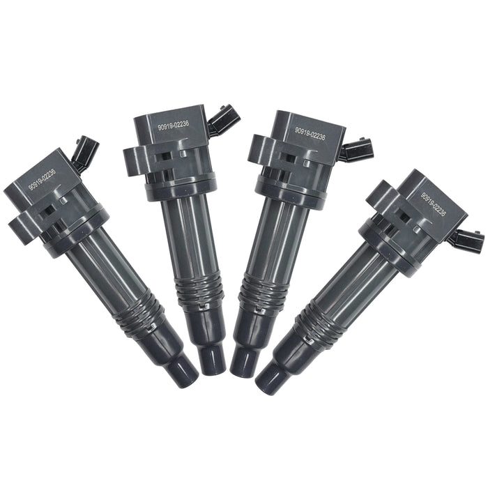 4x Ignition Coil 9091902236 for 1998-2005 Toyota Altezza Gita SXE10 3SGE 4-Blade
