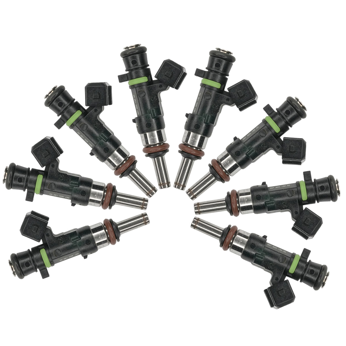 8 x Fuel Injectors fit Bosch 0280158123 1300cc 124 lb Long Nozzle