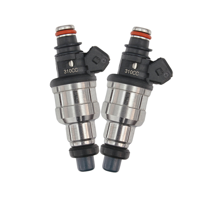 2 x 310cc 30lb Fuel Injectors Fit Mazda Turbo RX7 RX8 FC3S 13B 20B REW GT R3 2