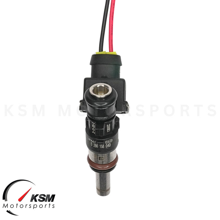 4 x 1300cc 124lb Fuel Injectors fit Bosch Nozzle Valve EV14KT 0280158040 Petrol