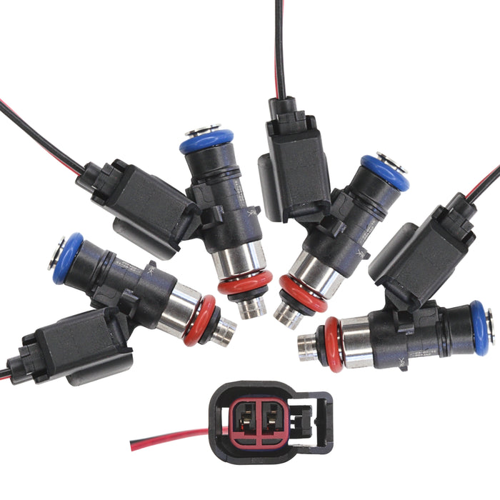 4 x 650 cc Short EV14 passend für Bosch-Einspritzdüsen E85, sicher, 62 lb, hohe Leistung 