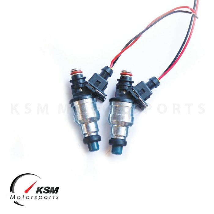 2 x 310cc 30lb Fuel Injectors Fit Mazda Turbo RX7 RX8 FC3S 13B 20B REW GT R3 2