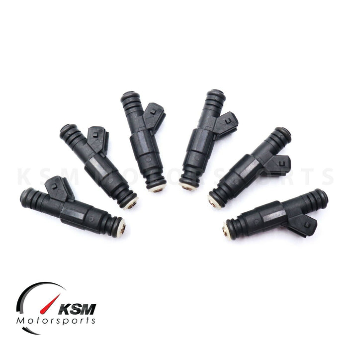 6 x 650cc Fuel Injectors 60lb For Ford BA BF XR6 turbo EV6 FPV HSV fit Bosch