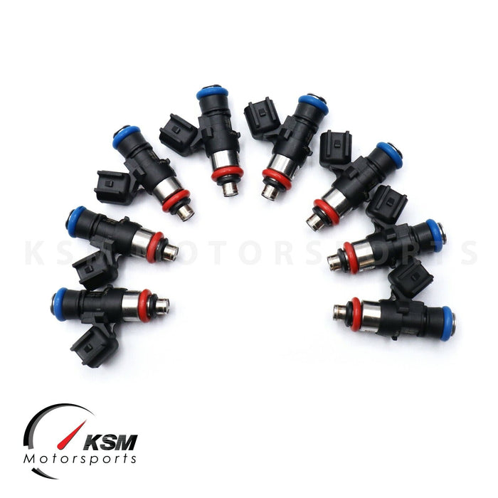 8 HIGH IMPEDANCE FIT BOSCH 81LB 850CC INJECTORS GEN3 LSA LS7 LS3 GM FORD E85