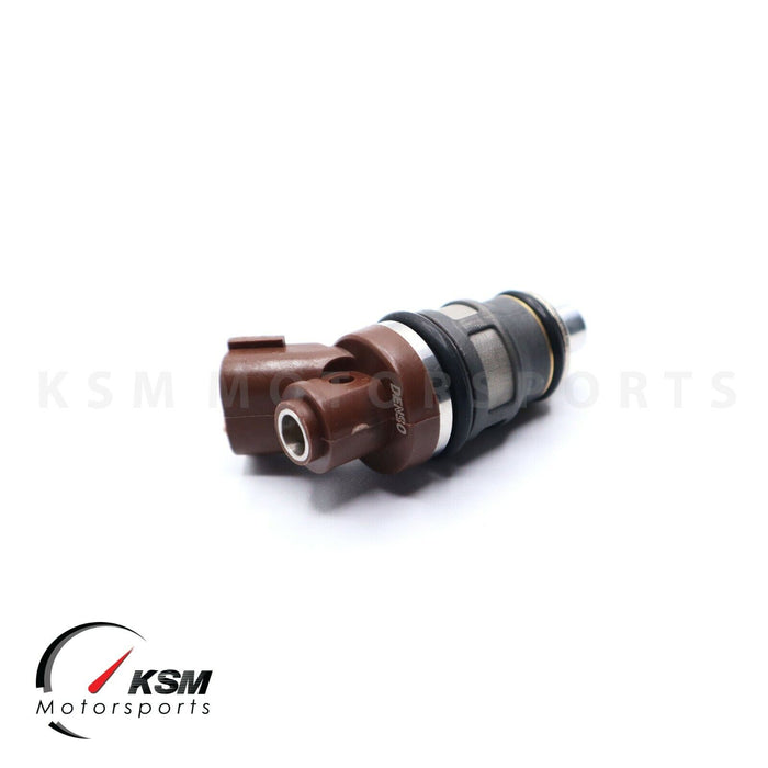 4 passende DENSO 650cc KRAFTSTOFFINJEKTOREN FÜR TOYOTA SW20 3S-GTE EJ20 BG5 BD5 SIDE FEED