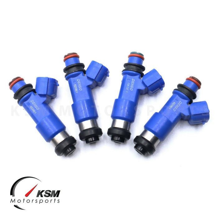 4 x 750cc fuel injectors for Subaru Impreza WRX Forester; EJ25 STI FIT Denso