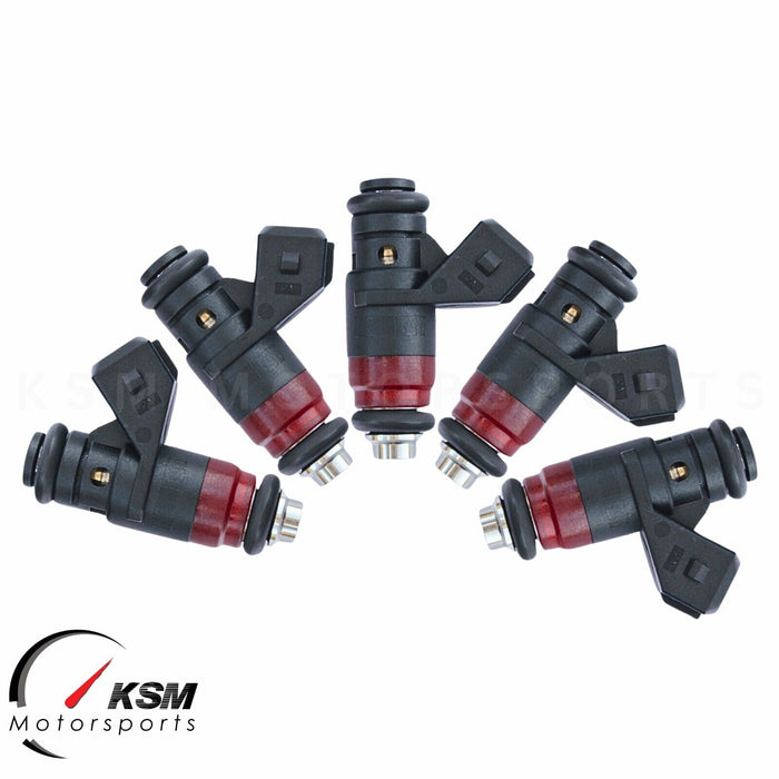 5 x 80lb 840cc fit Deka Compact Fuel Injectors FI114700 875cc EV1 High Impedance