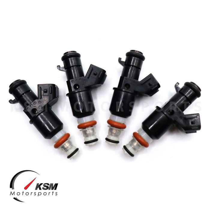 4  x FUEL INJECTORS 16450-RAA-A01 FOR ELEMENT ACCORD CR-V 2.4L RSX BASE 2.0L