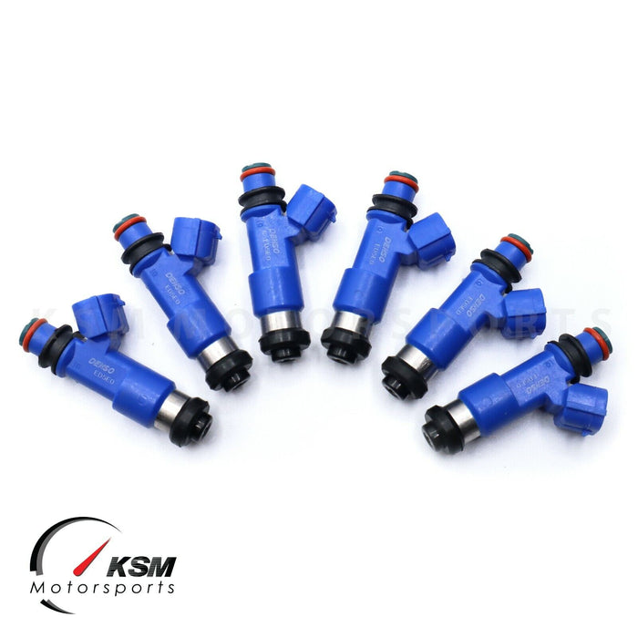 6 fit Denso 1400cc Fuel Injectors for Subaru Mitsubishi Magna v6 Galant E85