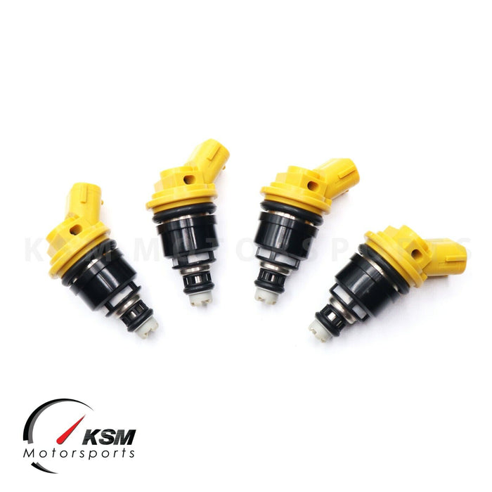 4 x 550cc 555cc Side Feed Fuel Injectors for Subaru STI WRX GC8 MY99-00 EJ20