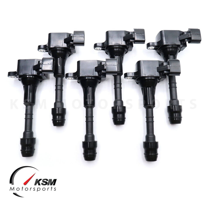 6 Ignition Coils For 2003-08 Nissan Murano V6 3.5L 05-16 Frontier V6 4.0L UF349