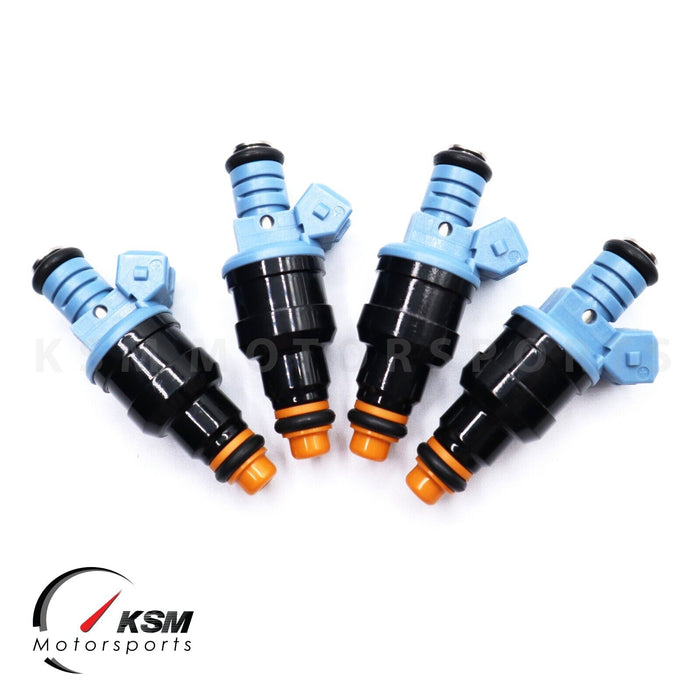 4 x Fuel Injectors 160lb 1680cc fit Bosch 0280150842 152lb 1600cc Indy Blue CNG