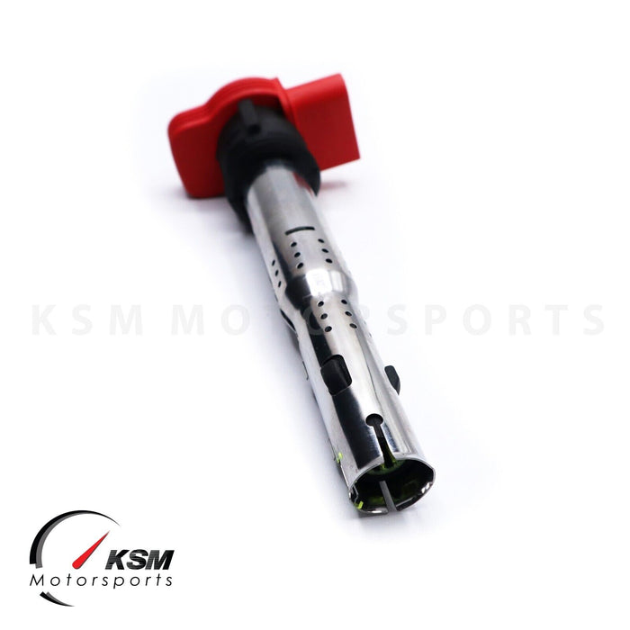 Set 6 performance Red Ignition coils for Audi A4 A6 Q7 Q5 S5 VW Touareg PORSCHE