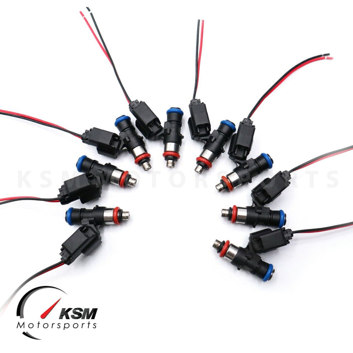 8 HIGH IMPEDANCE FIT BOSCH 133LB 1400CC INJECTORS GEN3 LSA LS7 LS3 GM FORD E85