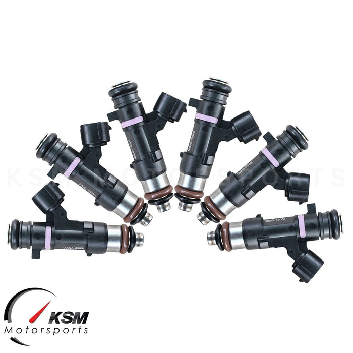 6x Fuel Injectors 0280158007 for 05-19 Nissan Frontier NV1500 NV2500 NV3500 4.0L