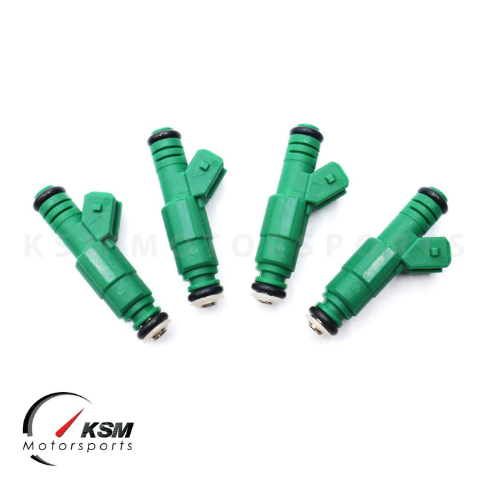 4 x 440cc 42lb Fuel Injectors Green Giant FIT BMW VW VOLVO AUDI TURBO 0280155968