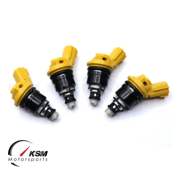 4 x 550cc 555cc fuel injectors for Nissan Silvia SR20DET S13 S14 S15 fit JECS