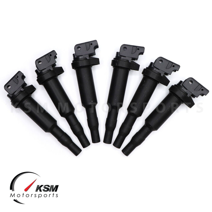6 x Ignition Coil Pack OEM for BMW Updated W/ Connector Boot fit 0221504470