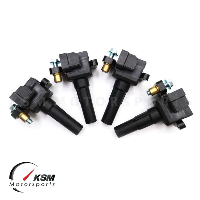 4 Quality Ignition Coils fit Subaru Forester Impreza Legacy WRX H4 Turbo 2.5L