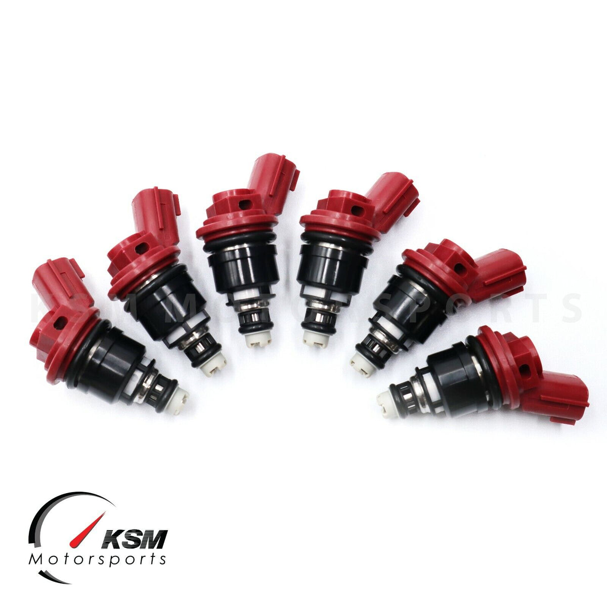 6x 850cc side feed fuel injectors RR544 for Nissan Fairlady Z Z32