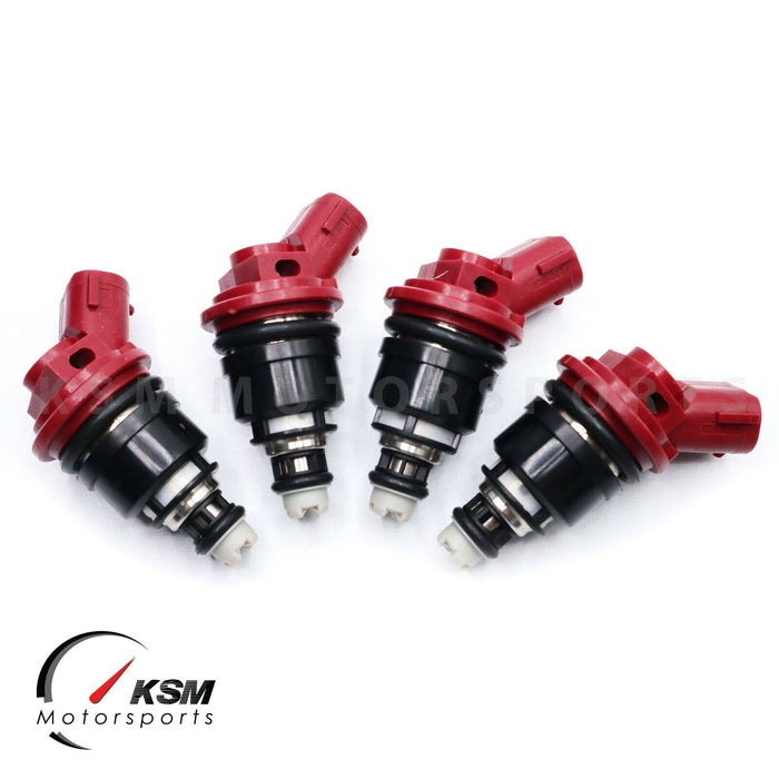 4 X 750CC Side Feed Fuel Injectors FOR SUBARU WRX STI EJ20 EJ25 E85 fit JECS