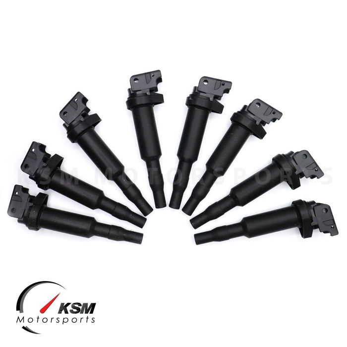 8 x Ignition Coil Pack OEM Updated W/ Connector Boot For BMW series 5 6 7 X5 X6