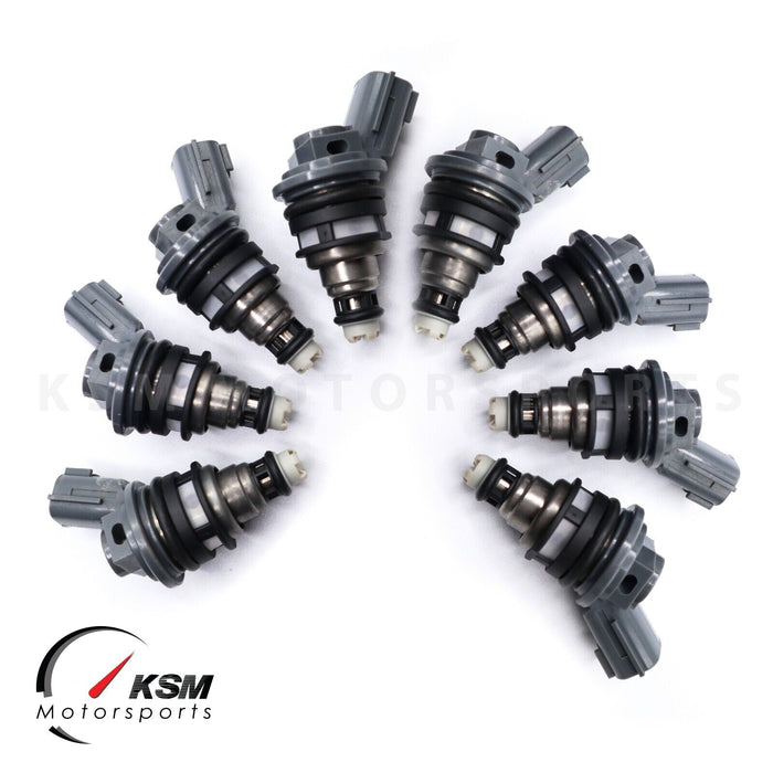 8 x Fuel injectors OEM 16600-67U01 375cc fit 1993-1996 Infiniti Q45 4.5L V8