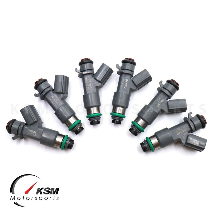 6 Fuel Injectors 16450-R70-A01 For ACURA MDX RDX RL TL TSX ZDX 3.0L 3.5L 3.7L V6