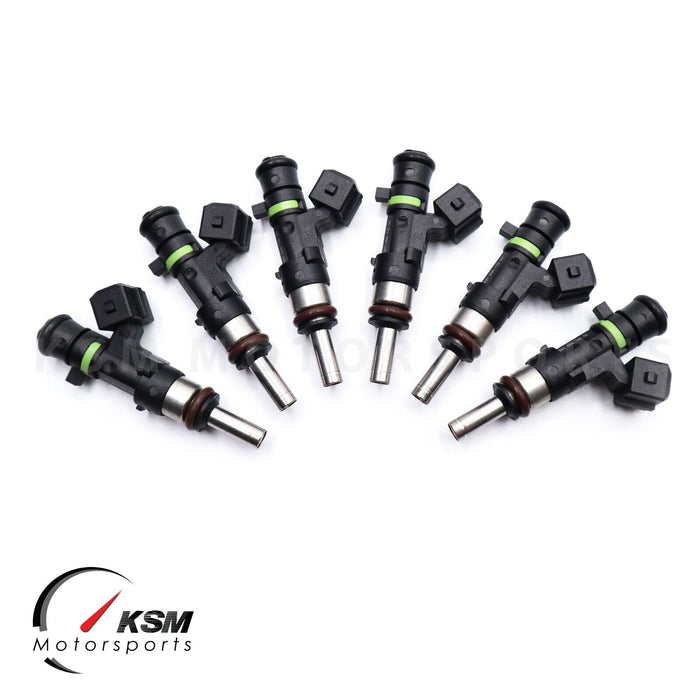 6 x Fuel Injectors fit Bosch 0280158123 650cc 62lb Long Nozzle EV14ST E85