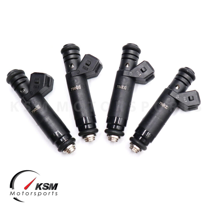 4 x 750cc 72lb fit Siemens Deka Fuel Injectors EV1 E30 S14 M10 Turbo DOHC 420a